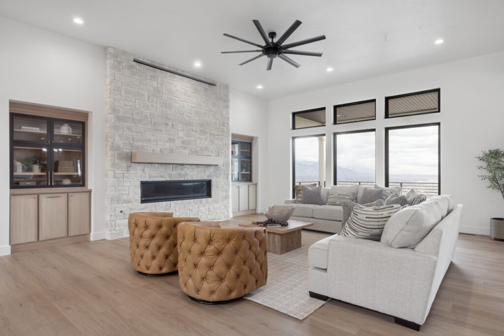ogden utah real estate photography living room